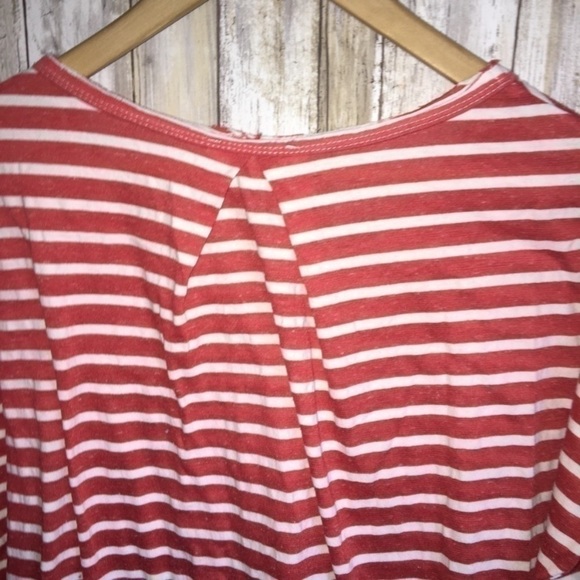 Umgee Striped High Low Tee - Picture 5 of 6